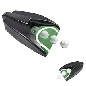 Golf Ball Return Putting Unit, Automatic Return Machine, Indoor Golf Putting Hole, Battery-Powered Practicing, Suitable for Practicing at Home, Office, Yard, Party