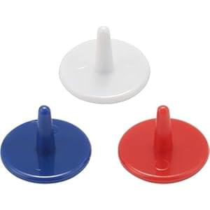 50 PCS Golf Ball Marker 18mm Random Color Plastic ball mark On-Course Accessories