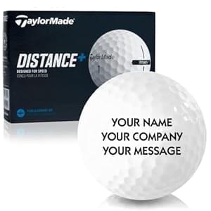 TaylorMade Distance+ Personalized Golf Balls