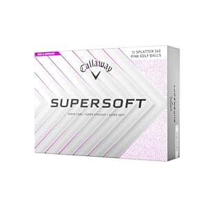 Callaway Golf Supersoft Golf Balls (2025, Pink Splatter)