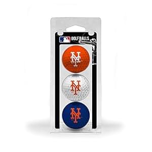 Team Golf MLB Regulation Size Golf Balls, 3 Pack, Full Color Durable Team Imprint