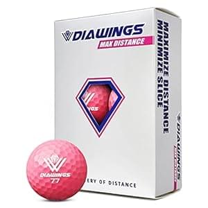 Diawings Golf Balls for Women, Seniors & Kids – Easy Control & Straight Flight | Soft Feel, Maximum Visibility & Increased Distance for Slow Swing Speeds | USGA & R&A Certified | 6 Balls
