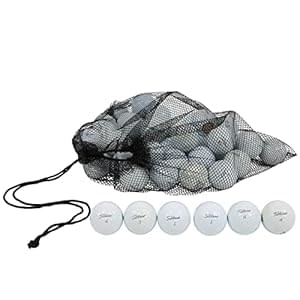 Clean Green Golf Balls 24 Ball Pack Recycled Used for Titleist Pro V1X Golf Balls Brand Bulk Mix – Good Condition for Titleist Golf Balls – includes Mesh Carrying Bag & Recycled and Used Golf Balls
