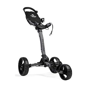 Trilite Golf Push Cart | Lightweight and Folding Golf Cart | Adjustable Golf Bag Stand