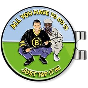 Ultimate Happy and Chubbs Gilmore Golf Ball Marker and Magnetic Hat Clip – Premium Golf Accessories | Enhance Your Golfing Experience with Precision Stamp Markers and Alignment Tools