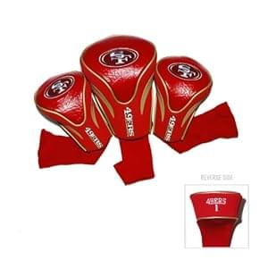 Team Golf NFL Numbered 1, 3, & X, Fits Oversized Drivers, Utility, Rescue & Fairway Clubs, Velour Lined for Extra Club Protection