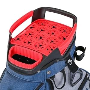 ASK ECHO 2024 SLC-130 Golf Cart Bag with 15 Way Full Length Dividers Top, Premium Soundless Golf Cart Bag with Rain Cover for Men