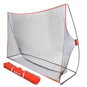 GoSports Golf Practice Hitting Net – Choose Between Huge 10 x7 ft or 7 x7 ft Nets -Personal Driving Range for Indoor or Outdoor Use – Designed by Golfers for Golfers